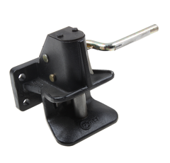 Flanschzugmaul automatisch, 120x55 mm, Ø 25 mm Schwarz      