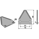 Mähmesserklinge New Holland Nachbau 634NH03