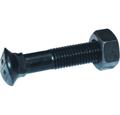 Senkkopfbolzen Vierkant oval 12X50 8.8 KONGSKILDE (25 Stück)