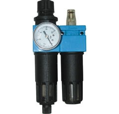 Detendeur + filtre + lubrifiant manomètre Ø 50 mm - 2200 l/mn
