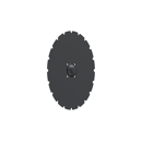 Disque crénelé ∅450x5 pour déchaumeur VÄDERSTAD 474609 adaptable