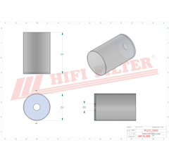 Filtre à gasoil adaptable HIFI FILTER SN30041