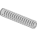 Ressort de pression 21 x 78 x 570 mm pour cultivateur adaptable