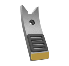 Soc carbure 240x80x20mm pour déchaumeur LEMKEN 3374441 adaptable