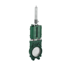 Plattenschieber aus Gusseisen, 8",mit doppelwirkendem schwerem Hydraulikzylinder, Art.0100/551 MZ