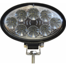 Phare de travail Ovale 8 LED 12 - 24V 20W 2400 lumens 