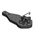 Tragplatte Pitonfix,Valtra N4-Serie, N5-Serie, T4-Serie, T5-Serie, AGCO-Grau, Scharmüller