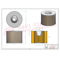 Filtre hydraulique adaptable HIFI FILTER SH52161