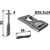Cuchilla rotativa derecha para segadora JF-STOLL 13800022 adaptable - BlackSteel©