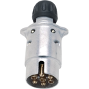 Prise aluminium 7 plots mâles 95 mm - JAEGER ERICH