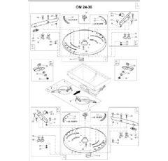Jeu d'aubes pour épandeur à engrais AMAZONE 914735 origine