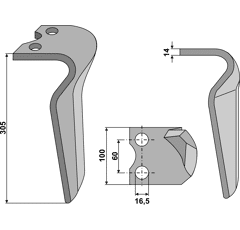 Kreiseleggenzinken - links RH96L RH  Pegoraro