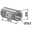 Entretoise 39,5x16,5 pour broyeur KVERNELAND adaptable