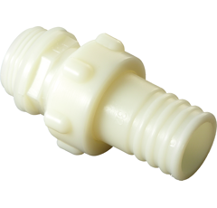 Union de 3 pièces droite en plastique adaptable