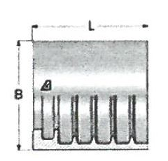 Presshülse DN13, Flexopak L:30x30,5mm Alfagomma