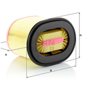 MANN  Luftfiltereinsatz C27380