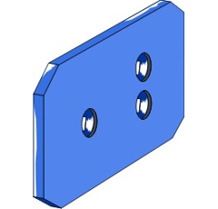 Anlagenschoner - rechts / links XP4M Rabe by Muzzi Industrie