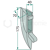 Clavette pour soc pour semoir GASPARDO G22270397 adaptable 
