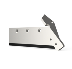 Soc carbure Droit à pointe boulonnée 14" pour charrue DURO 6430 adaptable