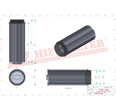 Filtre à air sécurité adaptable HIFI FILTER SA17593