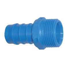 Embout cannelé fileté mâle ø 6 mm