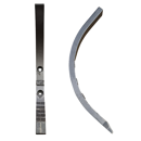 Soc de cultivateur carbure, plaquettes carbure arrière, plaquettes carbure latérale, renfort acier AMAZONE 78708765 adaptable