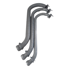 Col de cygne galva sphérique mâle / femelle.