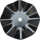 Disque ondulé Ø 450 mm pour rouleau packer adaptable - BlackSteel©