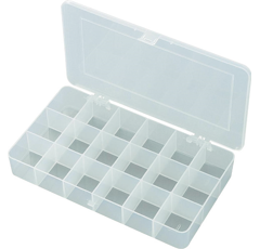 Boite de rangement transparent 18 compartiments