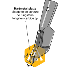 Soc à échange rapide carbure pour pour BOURGAULT adaptable