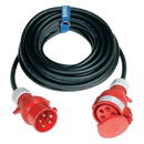 Rallonge noir - 10 m - 400 V