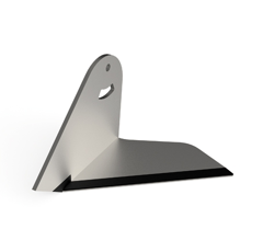 Aileron Gauche de bineuse large avec plaquettes carbure HORSCH adaptable