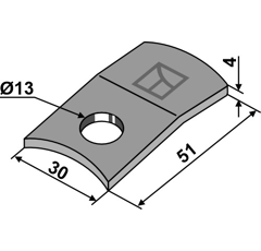 Soporte para PÖTTINGER 203.70.083.0 adaptable - BlackSteel©
