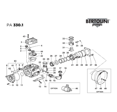 Pièces détachées pour pompe BERTOLINI - PA 330.1 adaptable