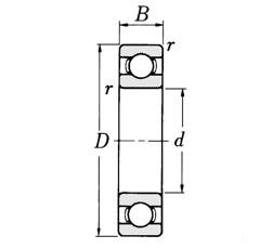 Roulement Ø 20 mm 12000 tr/min - FAG adaptable