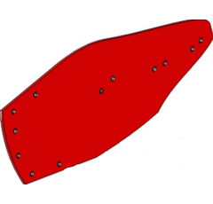 Versoir gauche pour charrue VOGEL & NOOT PR600002 adaptable - BlackSteel©