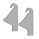 Kit adaptation brute à souder  FAUCHEUX BLANC