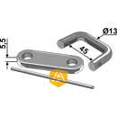 Kettenschloss Ø 13 x 45 mm für Düngerstreukette Nachbau  