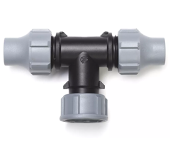 Lockverbinder für Tropf- und PE-Rohre - T- Kupplung 16 mm x 3/4“ IG x 16mm