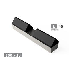 Mise à souder 2 plaquettes carbure triangulaires séparées TOUTES MARQUES adaptable