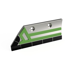 Soc de rasette Gauche carbure et rechargement pour charrue DEMBLON 472G adaptable