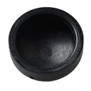 Kennzeichenkappe schwarz - 100 Stk.