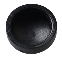 Kennzeichenkappe schwarz - 100 Stk.