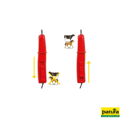 Voltmètre numérique avec simulateur de contact animal sur clôture - PATURA