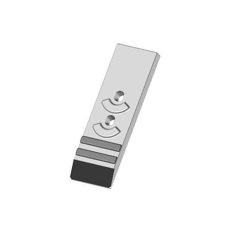 Scharspitze aus Hartmetall für Grubber KVERNELAND Nachbau