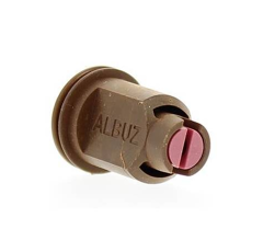 Antidrift-Flachstrahldüse ALBUZ CVI TWIN 110° 05 braun