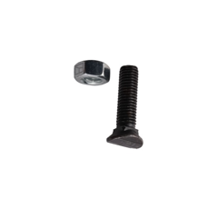 Boulon à tête ovale 48 mm adaptable - BlackSteel©