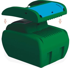 Cuve de transport carburant 400L + 40 L AdBlue - DURAPLAS