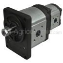 Pompe hydraulique gauche 22,5 + 11 cm³ pour tracteur adaptable - REXROTH
