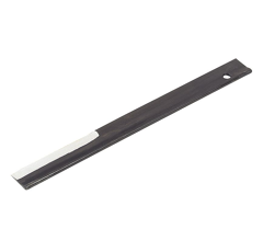 Rogne-pied acier laqué noir 30 cm aiguisé